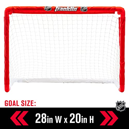 Kids Mini Knee Hockey Goal Set - 2 Nets, Red - Indoor Sports