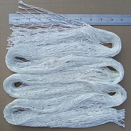 Decorative White Fishing Net - Nautical Party Decor, 6.5ft x 7.5ft