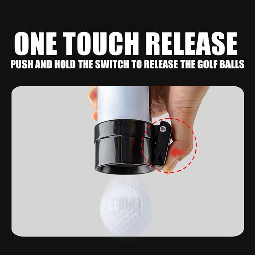 Dr.Acces Premium Golf Ball Retriever - Professional Golf Ball Picker Collector -Golf Ball Pickup PlasticTube