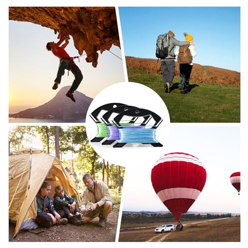 4-Piece Rope Winder Set - Durable Cord Organizer for Fishing & Outdoor Use