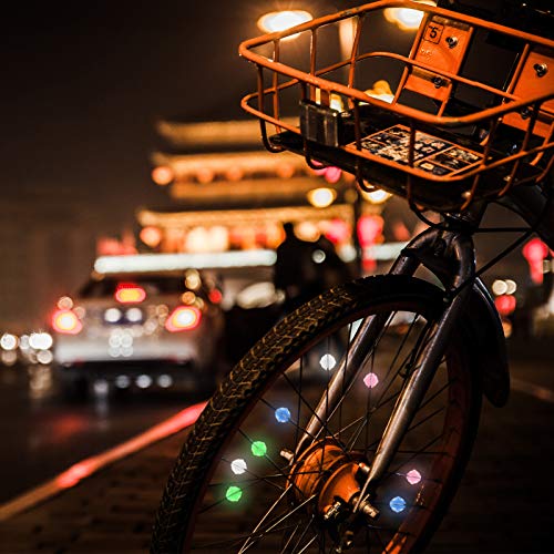 Glow in The Dark Bike Spoke Beads - 216 PCS Multicolor Set