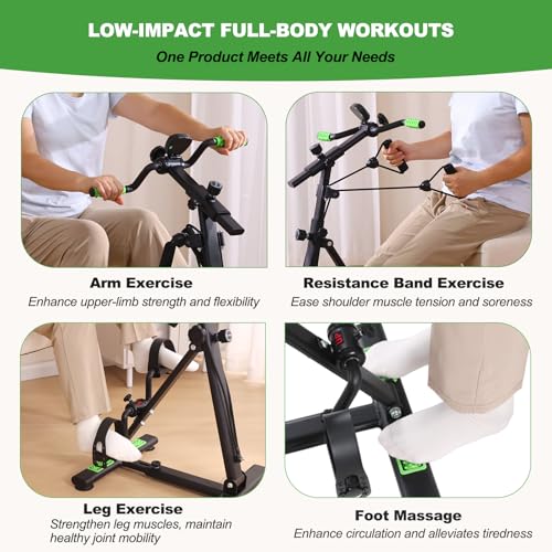 Pedal Exerciser for Seniors - Full Body Home Exercise Machine