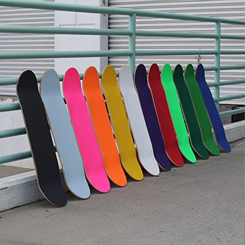 Skateboard Grip Tape - 9 x 33 Inch Black Adhesive Sheet