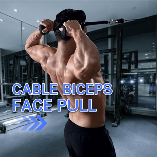 HXD-ERGO Bicep Rope with Ergonomic Handles for Arm & Biceps Training