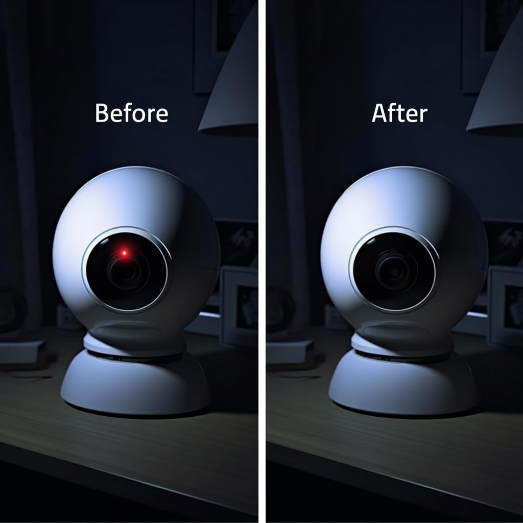 100pcs LED Light Blocking Stickers 5mm,Restickable Blackout Covers for Smart Glasses,Compatible with Ray-Ban Meta Wayfarer/Skyler/Headliner.