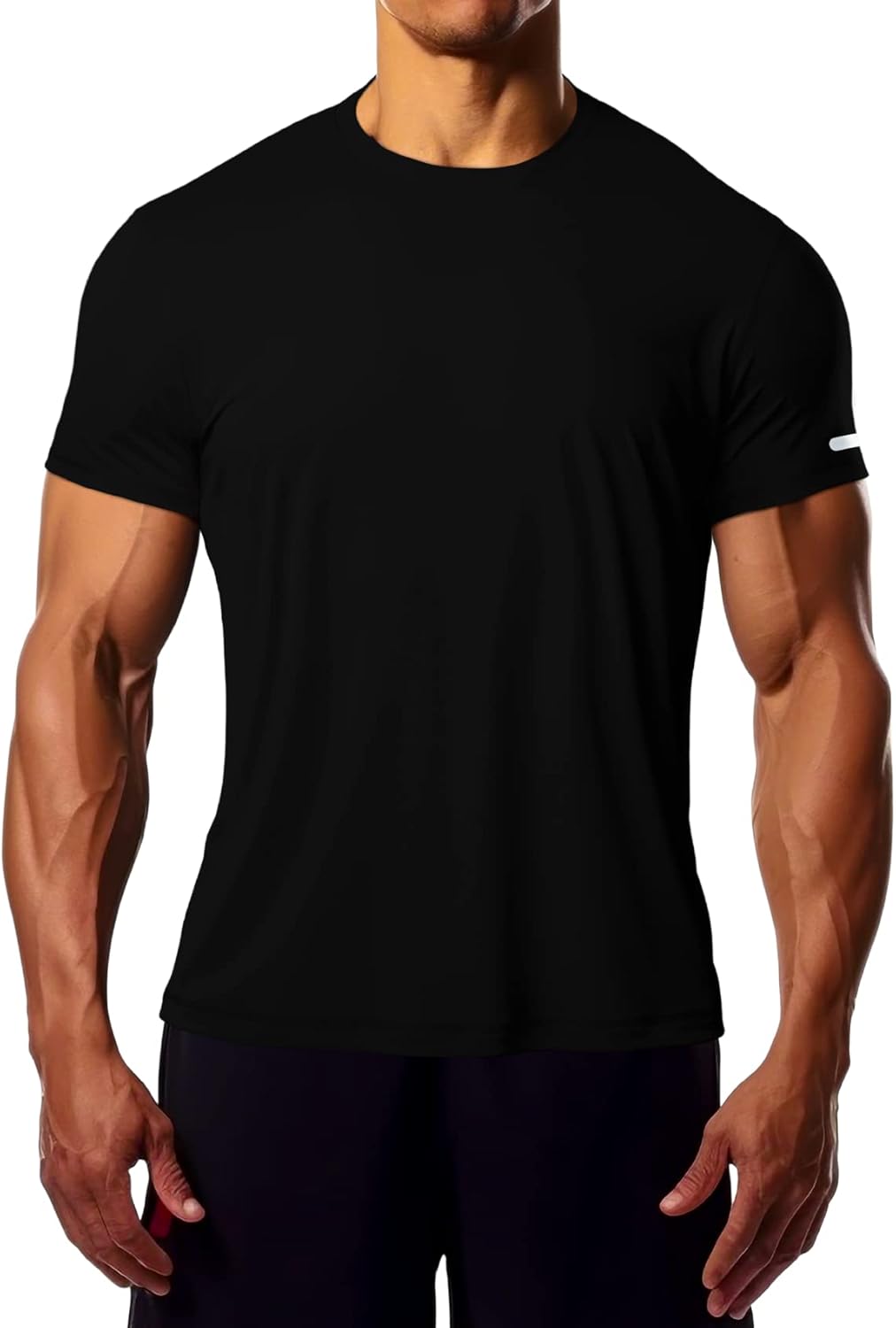 Skiennix Men's Workout Shirts - Fitted Quick Dry Gym T-Shirts for Running | Moisture-Wicking Tee