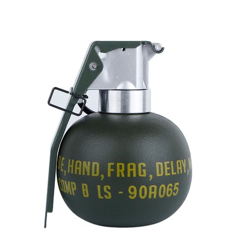 Disratw Airsoft Grenade M67 Toy Plastic CS Hand Grenade Model Tactical Gear Accessories for Army Fans Cosplay Props CS Game for Age 14+ (No Function)