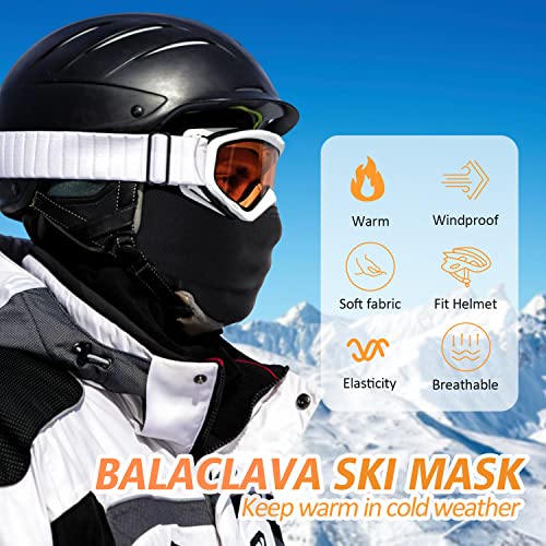 KGC Winter Balaclava Black – Thermal Ski Mask for Men & Women