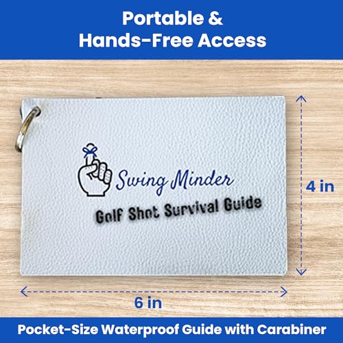Swing Minder Golf Reference Cards - Right-Hand Edition for Hardest Shots