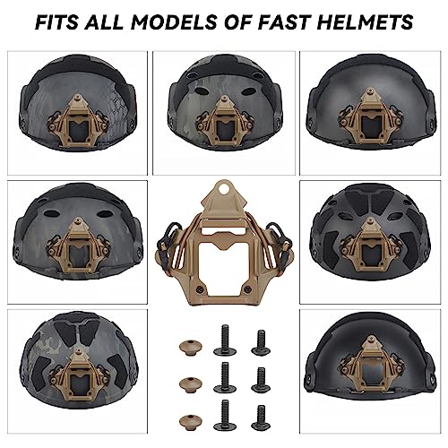NVG Mount Shroud for Fast Helmet - Tactical Camera Bracket T2