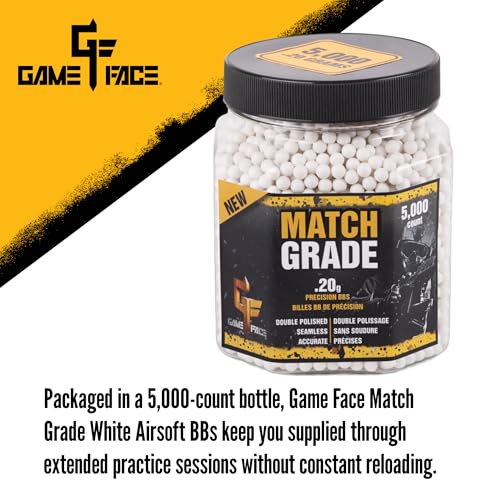 6mm Match Grade Airsoft BBs - 5,000 Count - One Size