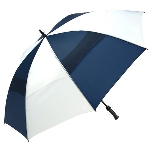 ShedRain Windjammer Vented Manual Open Golf Umbrella, Navy/White