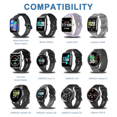 Magnetic 2-Pin Smartwatch Charging Cable for VeryFit Models - 1.6ft