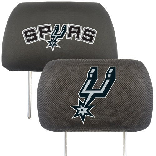 San Antonio Spurs Headrest Cover Set - 2 Embroidered Covers