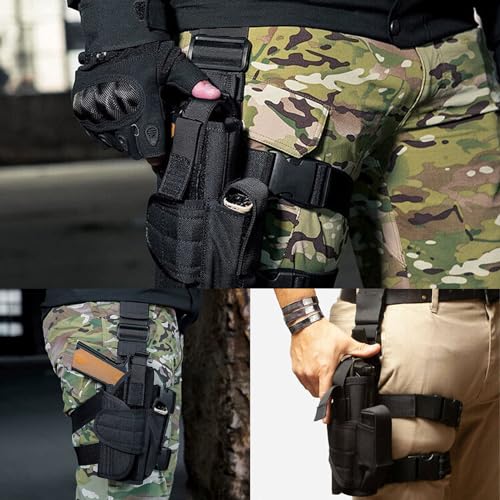 Tactical Toy Pistol Leg Holster - Adjustable Thigh Strap for Kids