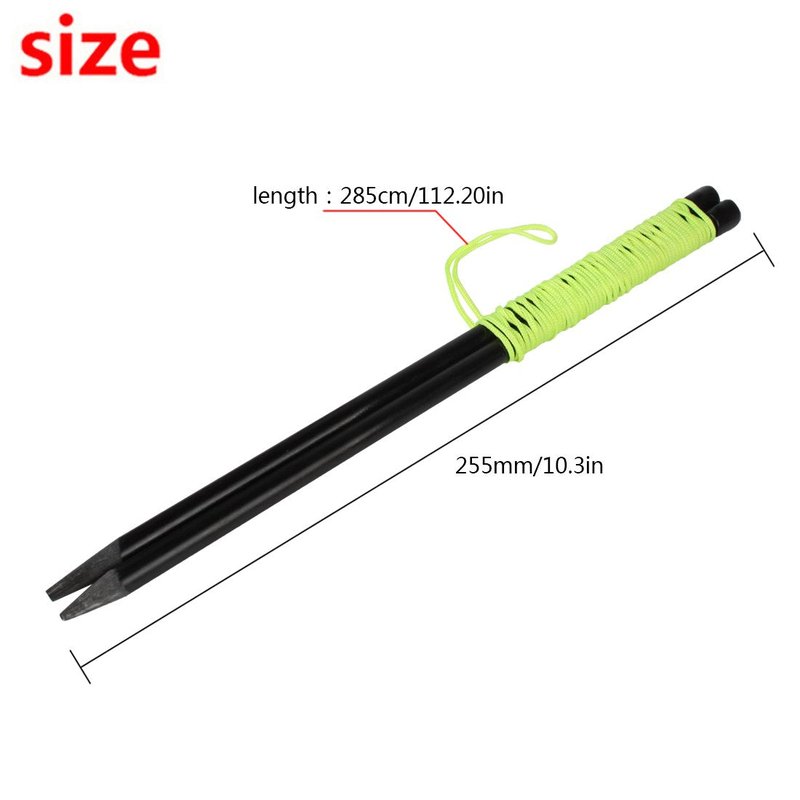 Andux Golf Training Aid Golf Putting String with Pegs Putting Guide Line LXXLQ-01