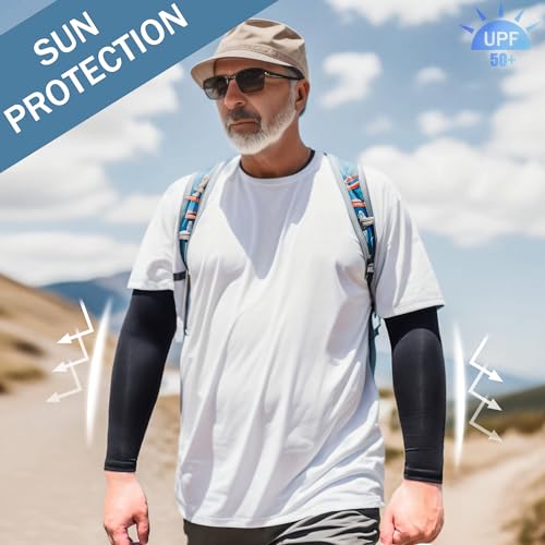 UV Protection Cooling Compression Arm Sleeves for Sports