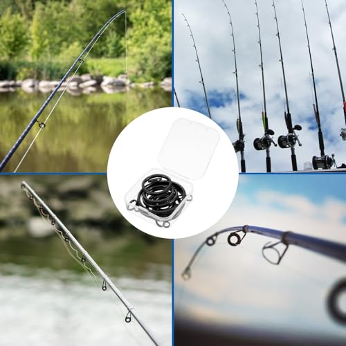28-Piece Fishing Rod Repair Kit with Ceramic Guide Rings