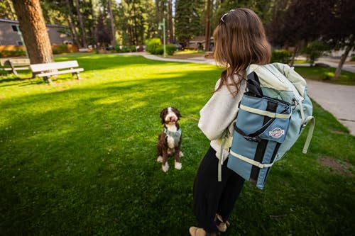 Crazy Creek The Chair Smokey Blue — Lightweight, Water-Resistant Camping & Stadium Seat with Adjustable Straps