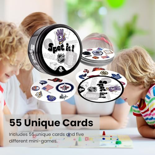 Spot It! NHL Card Game - Unisex-Teen - League Edition