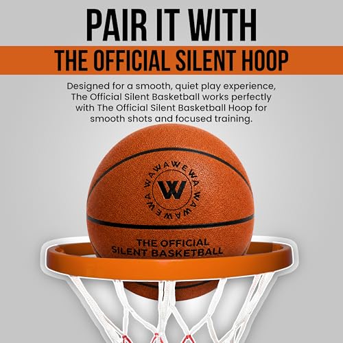 Silent Size 7 Basketball 29.5 Inch - Indoor Dribbling Practice Ball