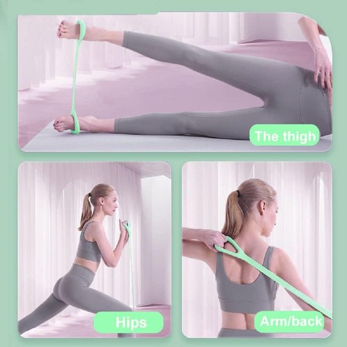 Figure 8 Resistance Band - Versatile Arm, Back & Shoulder Exercise Tool for Home Gym | Elastic Stretch Fitness Band