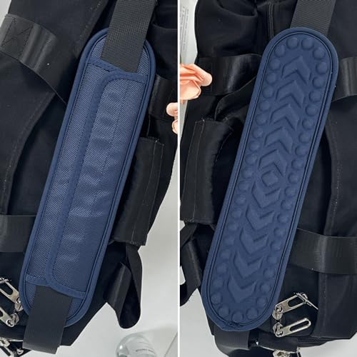 2 Pack Breathable 3D Air Cushion Shoulder Pads for Backpack Straps - Sapphire Blue