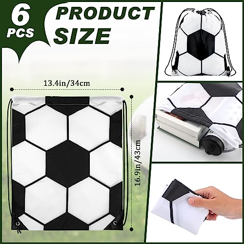 Talltalk 12pcs Soccer Water Bottles & Drawstring Bags Set 24oz, Sports Drink Bottles & Gym Bags