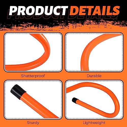 18 Pcs Speed Training Hurdles - Durable Agility Equipment - Orange