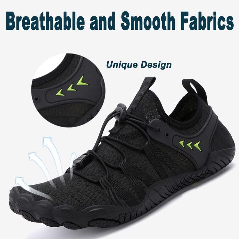 Skiennix Water Shoes - Quick Dry Barefoot Aqua Shoes for Men & Women | Ideal for Beach, Pool & River Activities