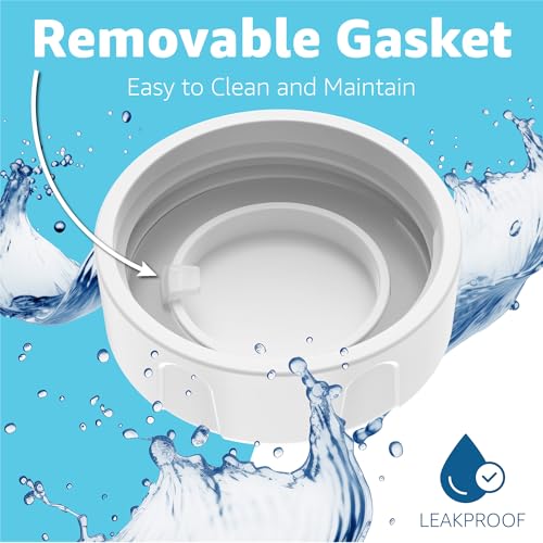 Replacement Water Bottle Lid Caps - Leakproof BPA-Free 2-Pack
