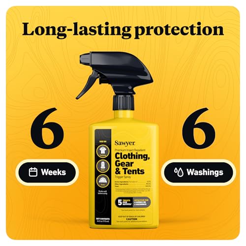 Permethrin Insect Repellent Spray for Clothing and Gear - 18 oz