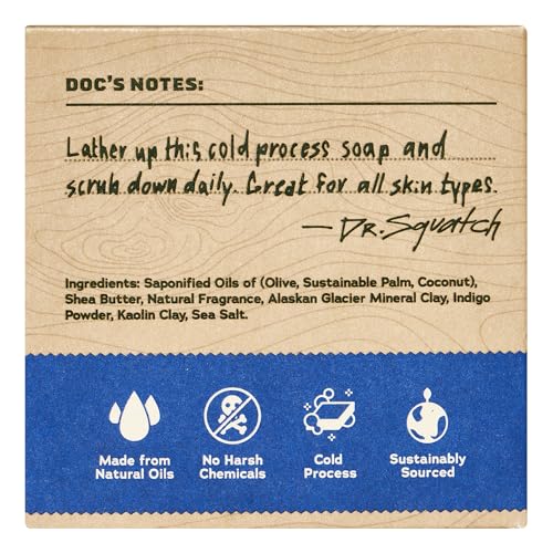 Natural Cold Process Bar Soap for Men - Fresh Falls Scent, 5 oz