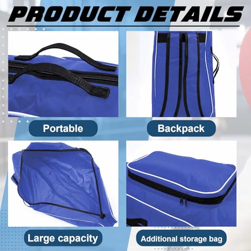 Large Portable Fencing Bag - Waterproof for Epee, Foil, Saber - Blue