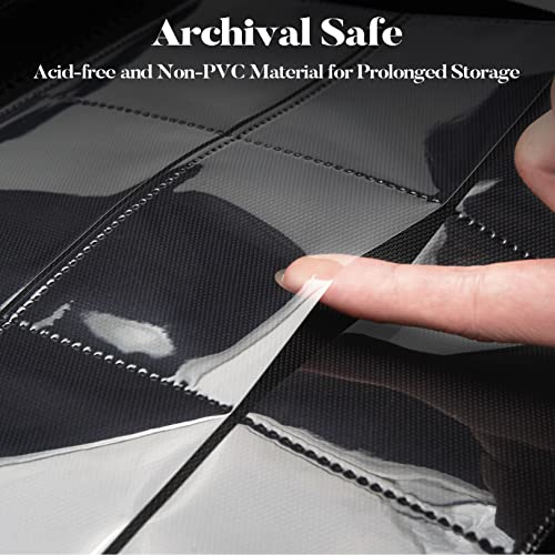 9 Pocket Trading Card Binder Album - Sturdy Zip Holder for 360 Cards, Pink