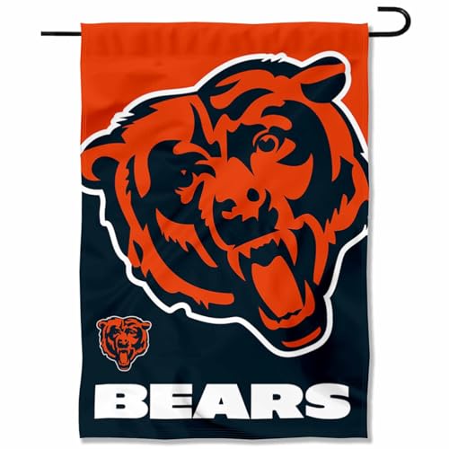 Chicago Bears Double Sided Garden Flag - NFL Team Banner for Yard & Patio