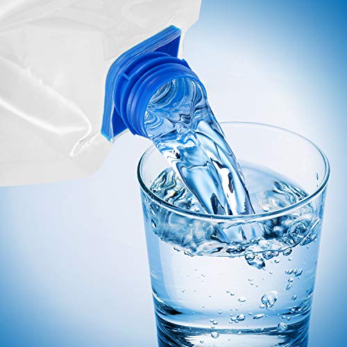 Collapsible Water Container - 166.4 Ounces, BPA Free Plastic Jug