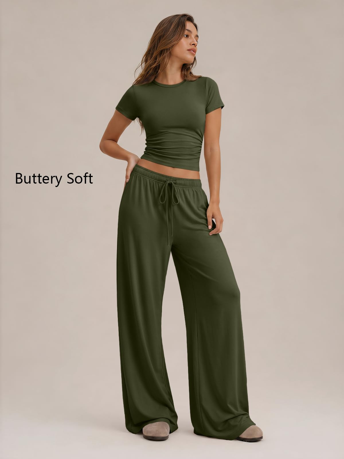 Trendy Queen Womens 2 Two Piece Set 2026 Summer Workout Vacation Gym Clothes Spring Fashion Lounge Matching Airport Travel Outfit Resort Wear Fitness Athleisure Clothing