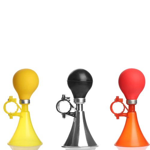 YehVeh 3 Pack Toddler Balance Bike Bell Toddler Tricycle Bells Kids Bike Horn Bugle Horn Retro Clown Air Horn for Baby Balance Bike Red Rider Trike No Pedal Push Bicycle Girls Bike with Training Wheel
