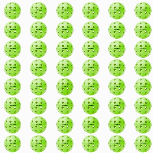 Navona 48 Pack Premium Outdoor Pickleball Balls - Green 48Pack, USAPA Standard