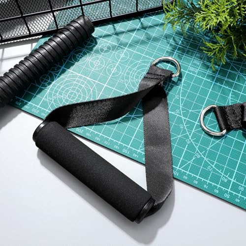 Garneck 8-Pack Resistance Band Handles Set, Foam Grip Exercise Straps for Home Gym
