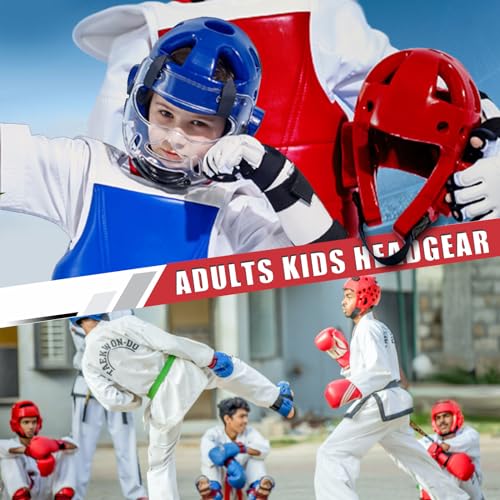 Adult & Youth Martial Arts Headgear - MMA, Taekwondo, Karate, Kickboxing Helmet
