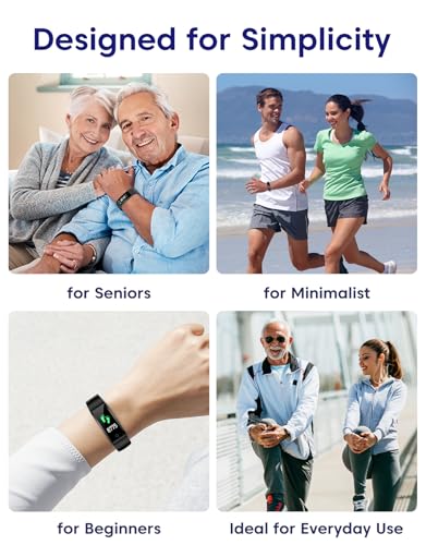 Standalone Pedometer Watch | Simple Fitness Tracker, IP68 Waterproof