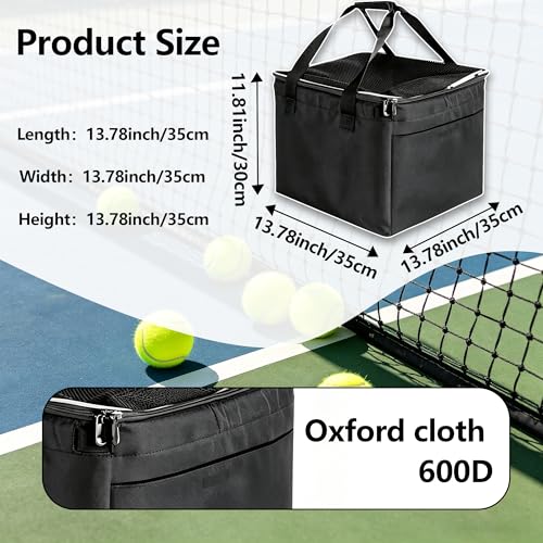 Sports Ball Caddy Bag with Side Phone & Key Pocket - Versatile Tennis & Baseball Holder