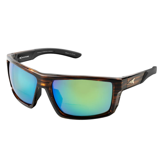 KastKing Waccamaw Bifocal Polarized Sunglasses, Bifocal x2.0 Magnifications, Polycarbonate Lenses, Full Wrap Frame Design, Sports Reader Sunglasses for Men & Women, UV400 Protection