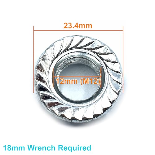 Front Wheel Motor Bolt Nut Set for Xiaomi M365 Electric Scooter - 2 Pack