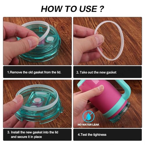 Replacement Rubber Seals for Reduce Kids Coldee 2.0 Tumblers - 6 Pack