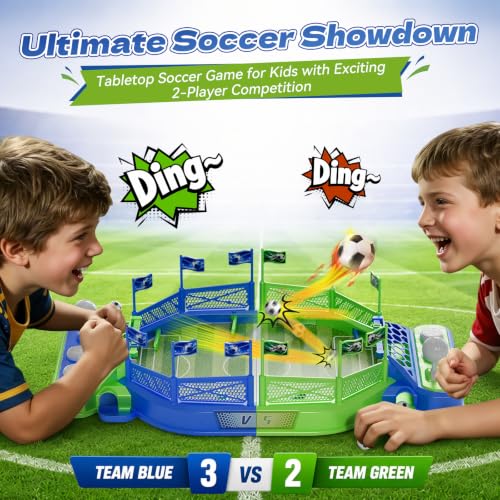 Peaciar 21-Inch Mini Foosball Table for Kids, Tabletop Soccer Game for Children