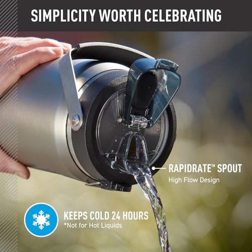 THERMOS ICON SERIES 64oz Stainless Steel Water Bottle with Spout - Granite