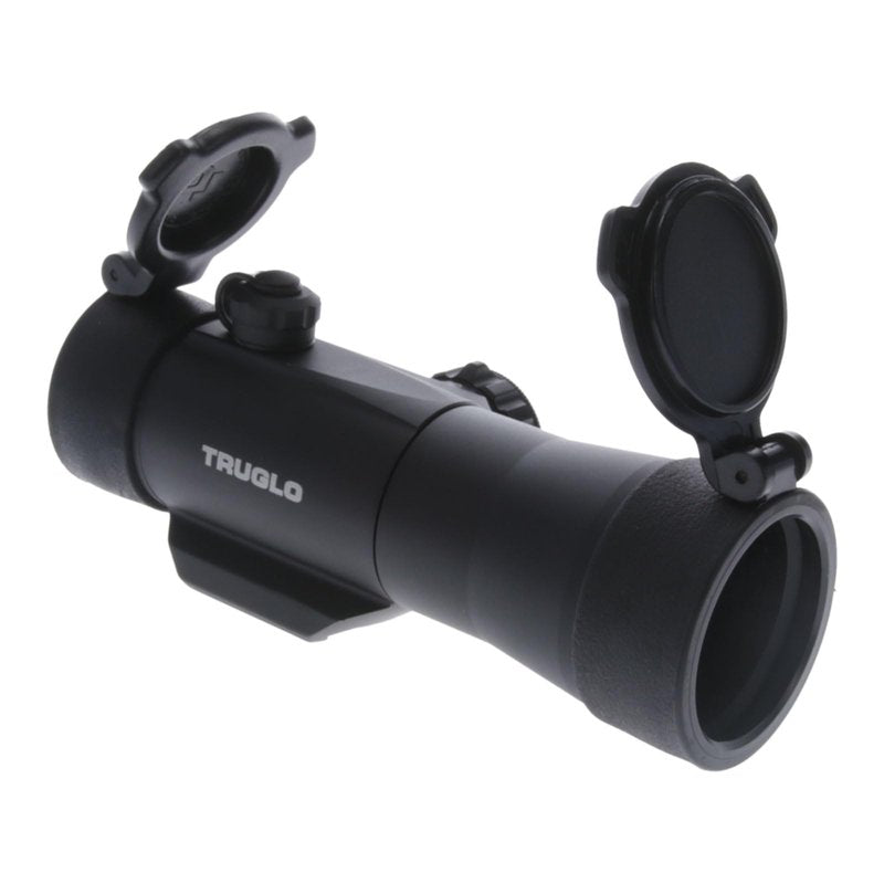 TruGlo Red-Dot Traditional Mount 2x42mm Hunting Tactical Weapon Sight with 11-Position Rheostat for Brightness Adjustment, Black